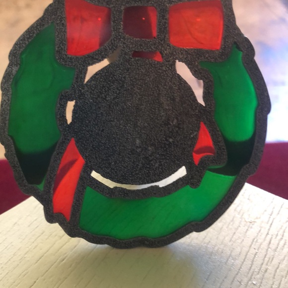 Bird Ornament stain glass with metal - Picture 10 of 13